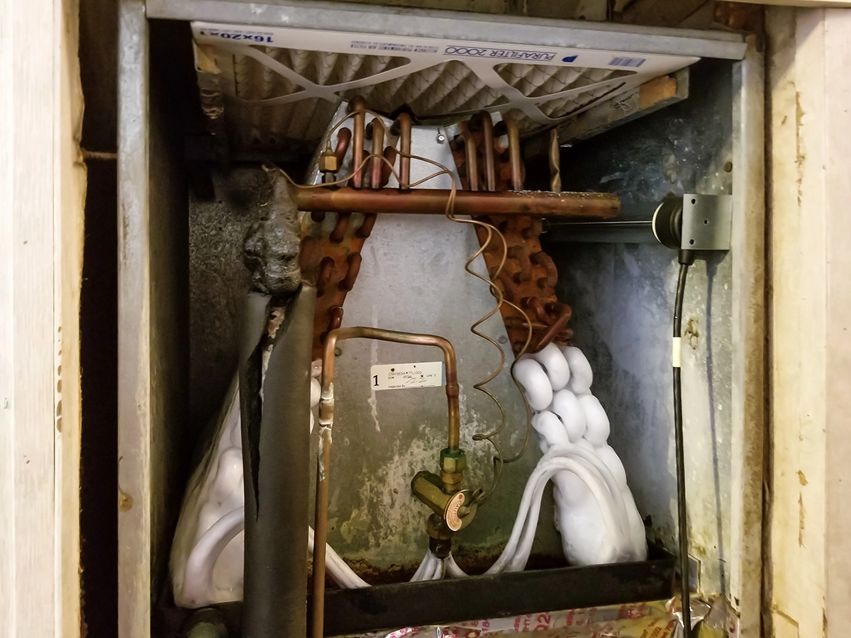 AC Unit Not Blowing Cold Air — Frozen Coils