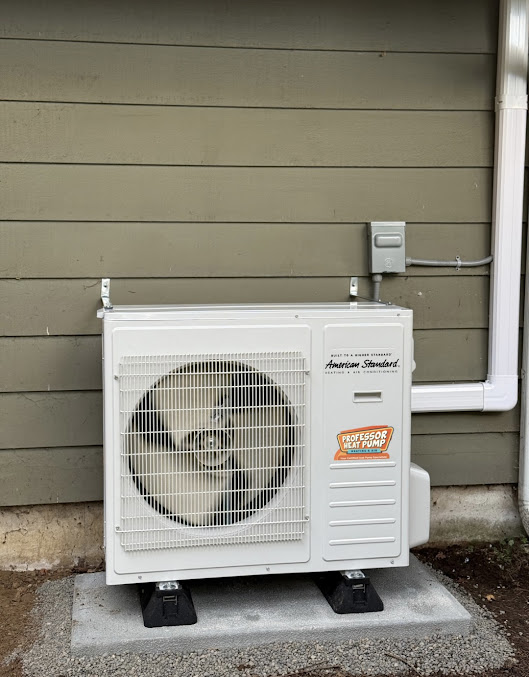 Heat Pump Unit Installed